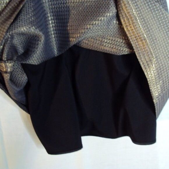 Max and Cleo Metallic Gold/Black Womens Special Event Dress Size 2 - Picture 6 of 6